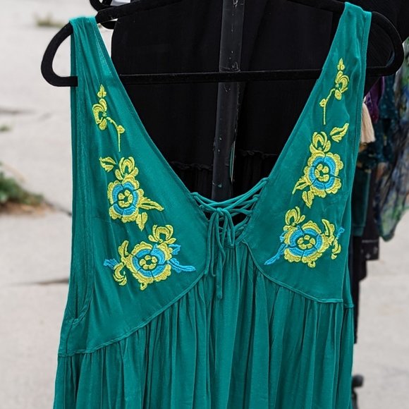 Free People Intimately Aida Slip Mint Green NWT sz lg - Picture 5 of 9